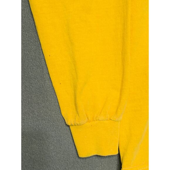 Moondoggies Beach Club long sleeve yellow tee sz M beach surfcore skater VW - Picture 8 of 11